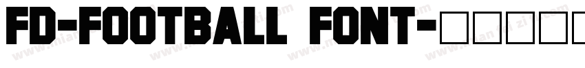 FD-Football Font字体转换